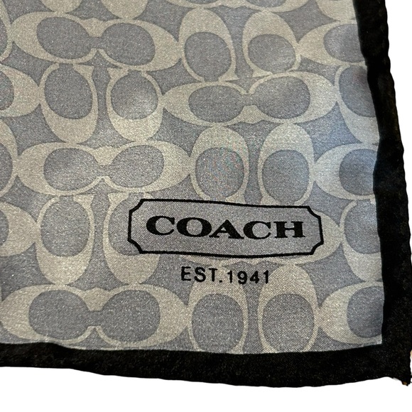 Coach Silk Scarf - Picture 2 of 6
